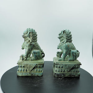 Bronze Guardian Door Lions: Feng Shui Home Protection Statues