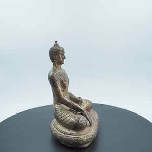 Gilded Brass Shakyamuni Buddha Statue, Traditional Tibetan Craftsmanship