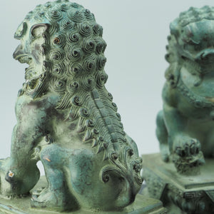 Bronze Guardian Door Lions: Feng Shui Home Protection Statues