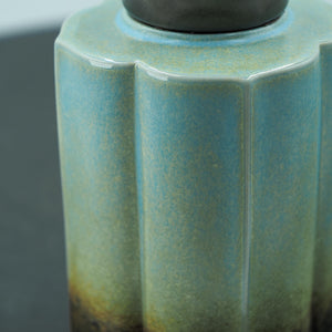 Kiln-Glazed Gradient Ceramic Storage Jar, Ideal for Coffee, Tea, Spices