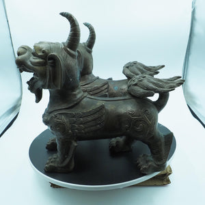 銅貔貅像：復古中國財富與吉祥擺飾