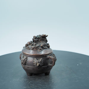 Nine Dragons Nine Revolutions Qiankun Incense Burner with Exquisite Carvings and Jewelry Storage Jar