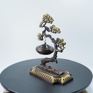 Pure Copper Hanging Incense Burner: Welcoming Pine Censer
