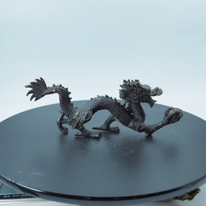 Brass Dragon Ornament: Antique Style Han Dynasty Dragon Grasping Pearl