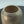 Handmade Ceramic Jar with Lid: Gilded Brown Pottery Storage