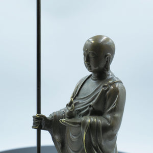 Reine Kupfer Ksitigarbha Bodhisattva Statue: Jiuhuashan Dizang Wang Figur