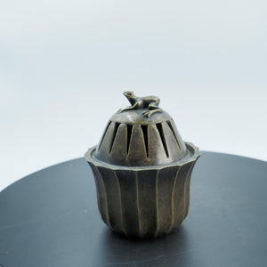 Vintage Frog Trinket Caddy, Small Multi-Purpose Craft Box
