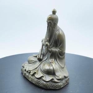 Pure Copper Tai Shang Lao Jun Statue: Taoist Home Altar Figurine
