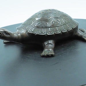 Pure Copper Dragon Turtle Statue: Traditional Feng Shui Decor