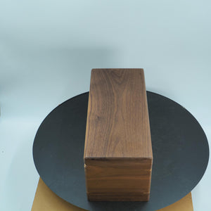 Handmade Black Walnut Keepsake Box: Minimalist Wood Storage