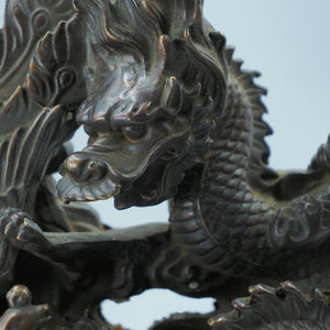Pure Copper Dragon and Phoenix Figurines: Auspicious Wedding Decor