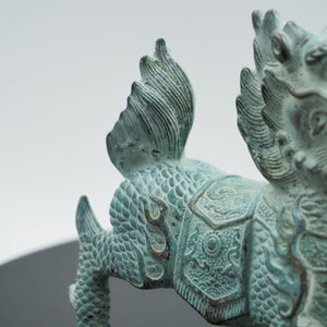 Bronze-Qilin-Statuen im Antik-Stil: Feng Shui Wohlstands-Wächter