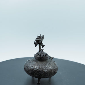 Pure Copper Dragon Incense Burner: Antique-Style Aromatic Ornament
