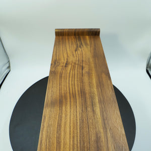 Minimalist Walnut Wood Display Shelf, Handmade Solid Black Walnut Rack, Modern Desktop Storage Organizer