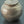 Vintage Ceramic Golden Jar, Mini Gradient Gold Canister, Shiny Blue and Pink Finish