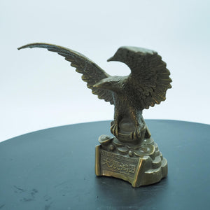 Solid Copper Large Eagle Figurine, Majestic Soaring Pose, Grand Ambitions Eagle Ornament