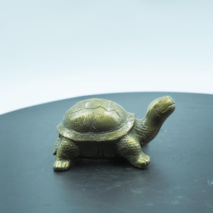 Pure Copper Tortoise Figurine, Classic Longevity Copper Ornament, Durable Brass Turtle Decoration