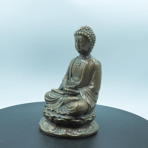 Brass Shakyamuni Buddha Statue: Zen Home Altar Decor