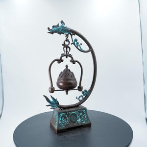 Dragon Boshan Copper Hanging Incense Burner: Artistic Censer Decor