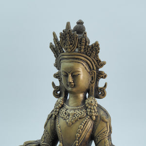 純銅藏傳佛教長壽佛像，菩薩佛母像，金剛薩埵銅像